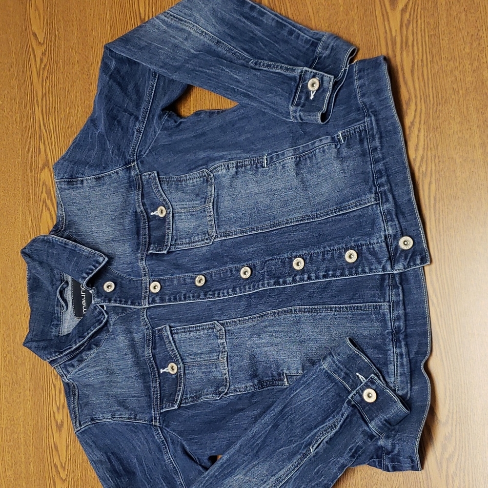 Maurices denim jean jacket size 1